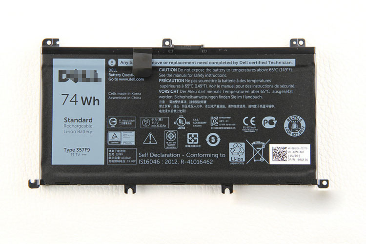 74Whr Dell Inspiron 15-7559 Akku