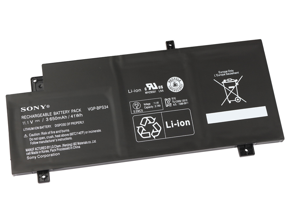 Original 3650mAh Sony Vaio SVF15A19CJS Akku