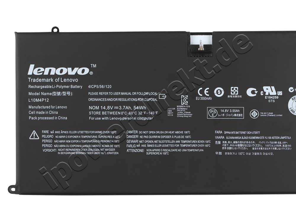 46Wh 8 Zellen Lenovo Y40 Akku