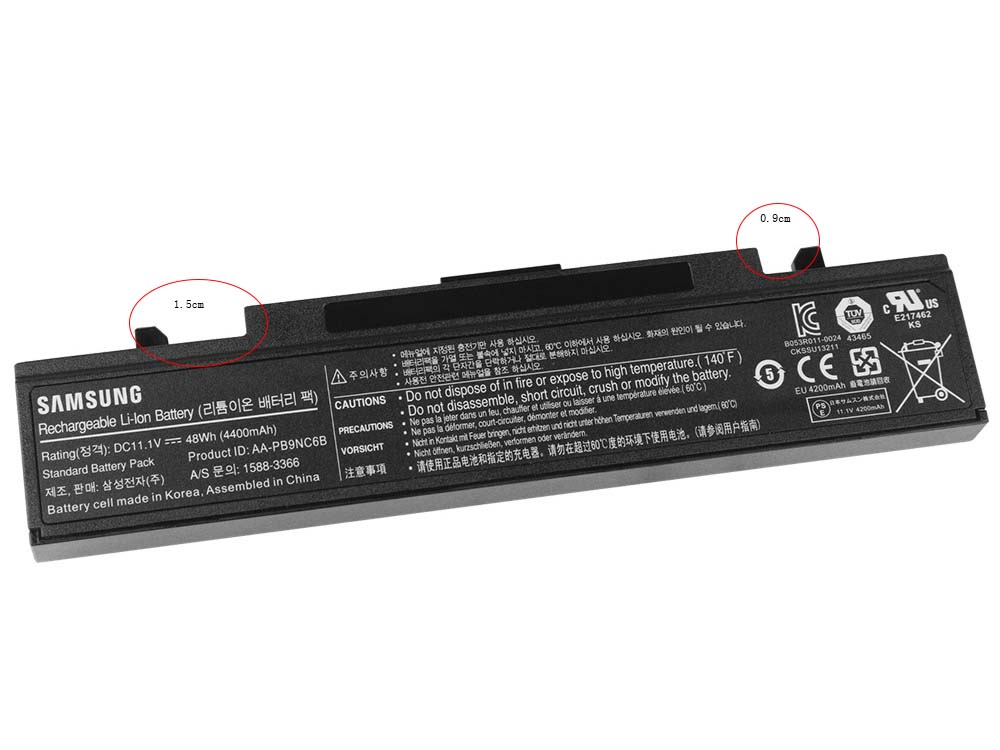 48Wh 6-Zellen Samsung NP300V5A-S01FR NP300V5A-S02FR NP305E7A-A02FR Akku