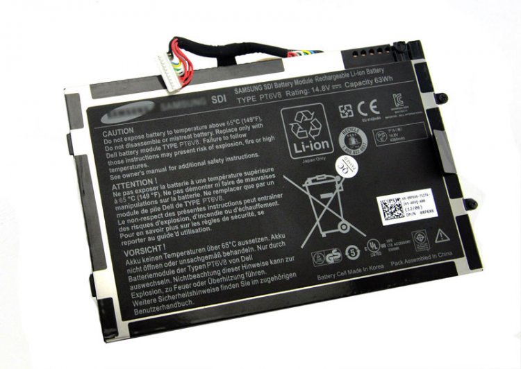 Original 63Whr 8 Zellen Dell Alienware M14x M14x R1 M14X R2 Akku