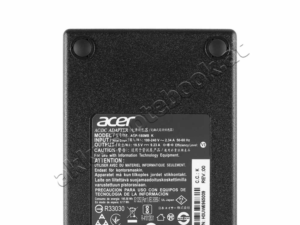 180W Netzteil Acer Predator 17 G9-791-79HR + Frei Kabel