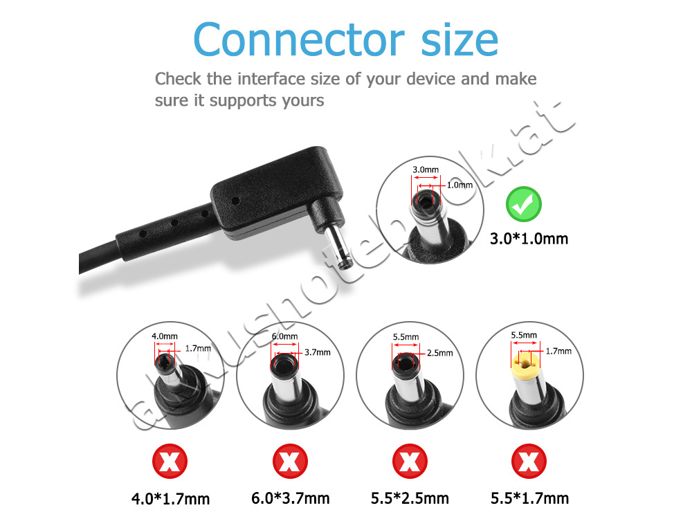 45w Acer Chromebook 11 CB3-132-C8Z8 Netzteil Ladegerät