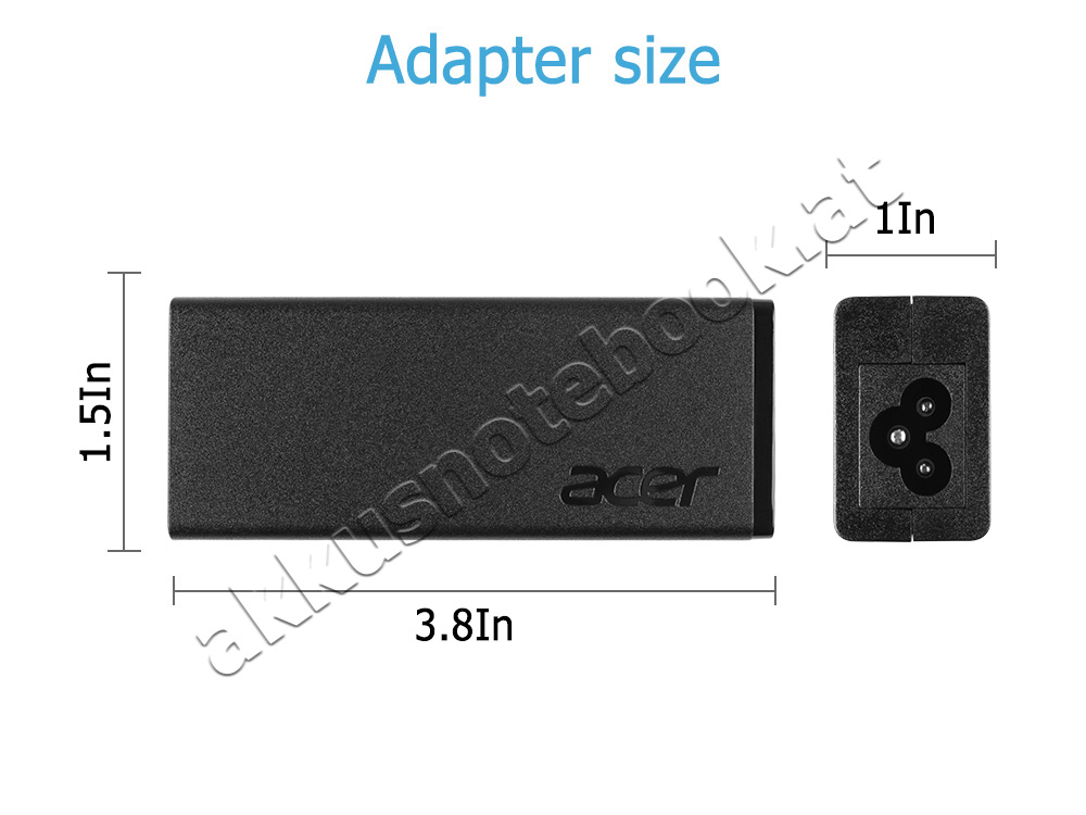 Original 45W Acer KP04501016 Netzteil Ladegerät + Kabel