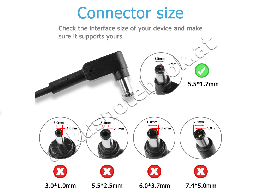 45w Acer Aspire 1 A111-31-C82K Netzteil Ladegerät