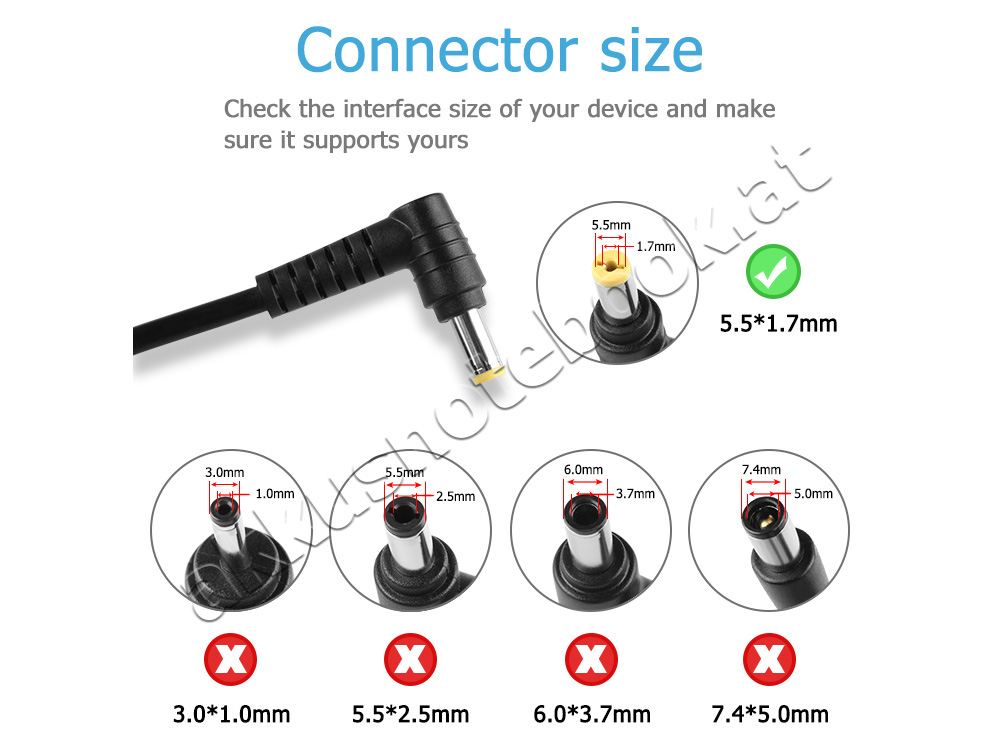 65W Acer Travelmate P2510-G2-MG-571F Netzteil Ladegerät