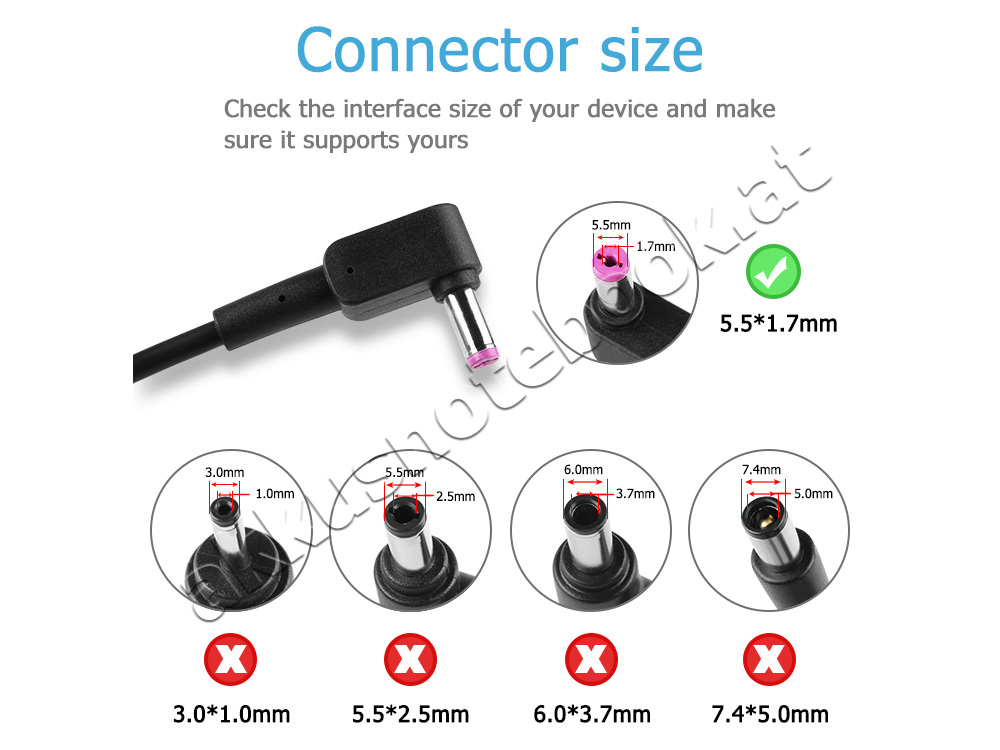 135W Acer ConceptD 3 Ezel CC314-72G-74HL Netzteil Ladegerät