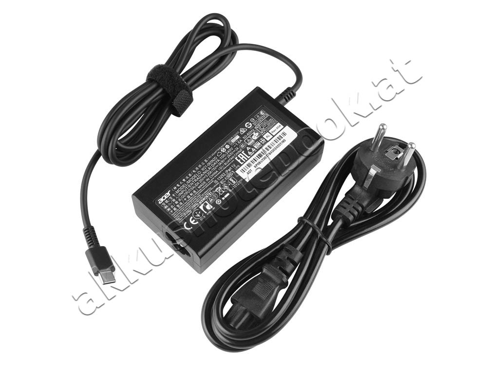 Original 65W USB-C Acer KP0650H018 Netzteil Ladegerät + Kabel