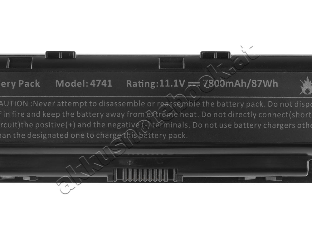 7800mAh Acer Aspire E1-731-20208G1TMnii E1-731-10054G50Mnii Akku