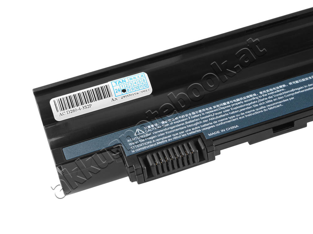 4400mAh 6 Zellen Acer Aspire One HAPPY2 Akku