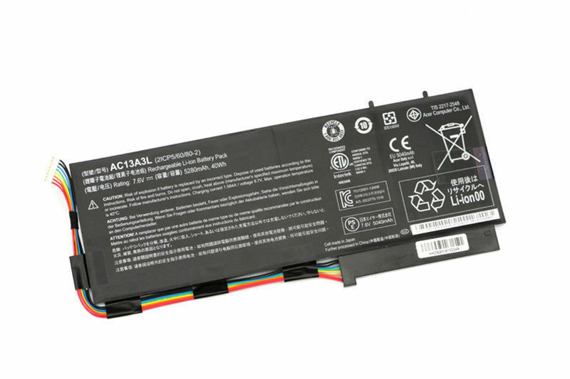 5280mAh 40Wh 2 Zellen Acer Aspire P3-171-5333Y2G12as Akku