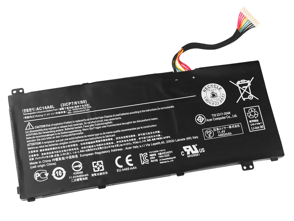 4605mAh 52.5Whr 3 Zellen Akku für Acer Aspire Nitro VN7-791G-70Q3