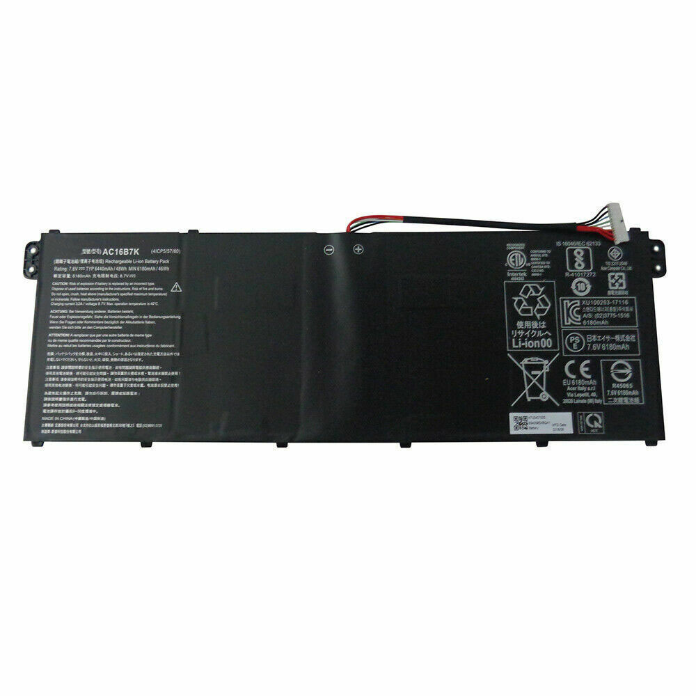 6440mAh 48Wh 4 Zellen Acer AC16B7K Akku - zum Schließen ins Bild klicken