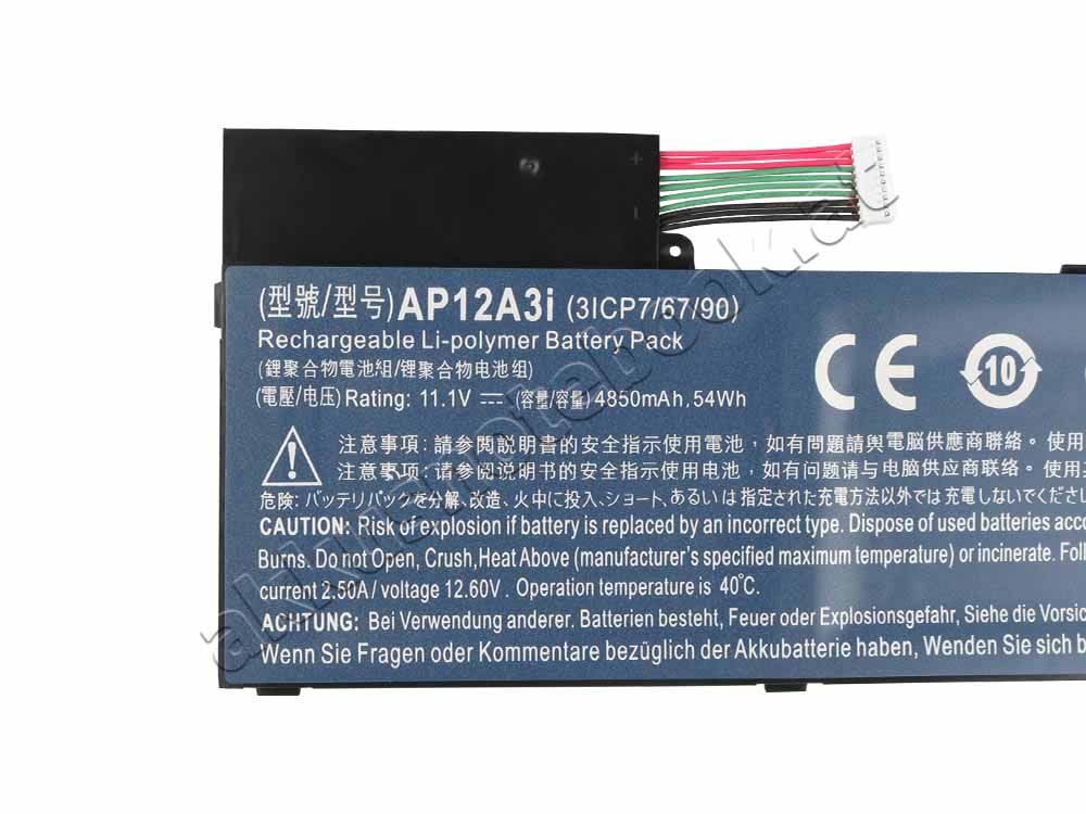 4850mah Acer KT.00303.002 BT.00304.011 Akku