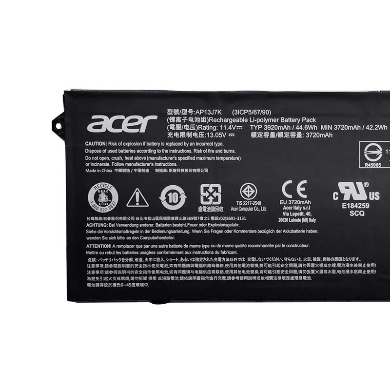 3920mAh 44.6Wh 3 Zellen Acer Chromebook 514 CB514-1HT-P2D1 Akku