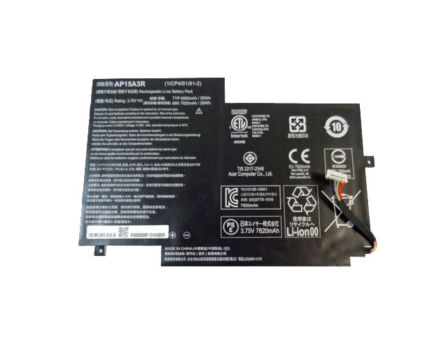 30Whr 8060mAh Akku für Acer Switch 10 V SW5-014-1742