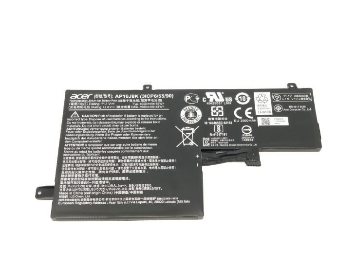 4050mAh 45Wh 3 Zellen Akku für Acer Chromebook 11 N7 C731-C7Q6