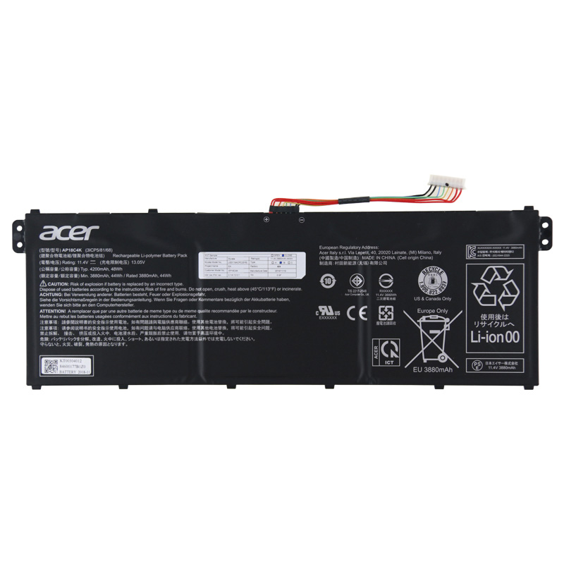 4200mAh 48Wh 3 Zellen Acer Swift 3 SF314-57G-71ZJ Akku