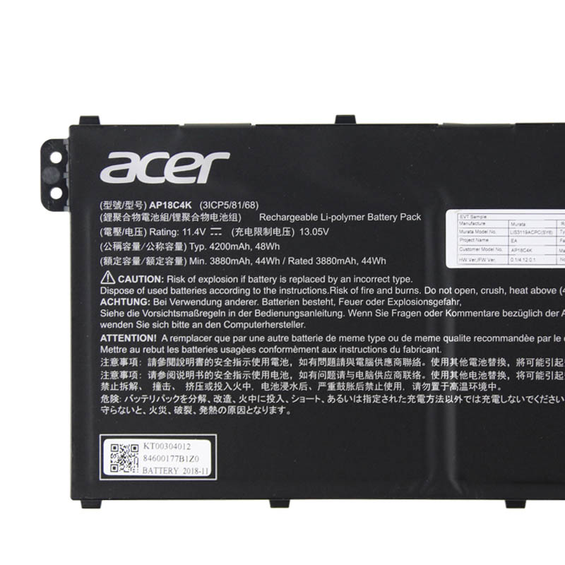 4200mAh 48Wh 3 Zellen Acer Swift 3 SF314-57G-78FE Akku