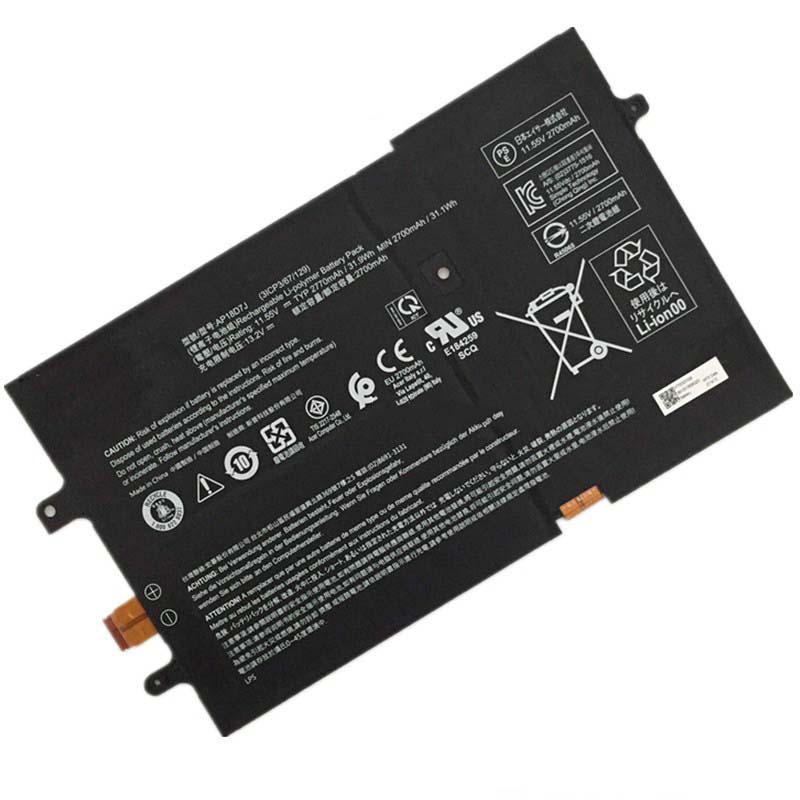 2770mAh 31.9Wh 3 Zellen Acer Swift 7 SF714-52T-766R Akku