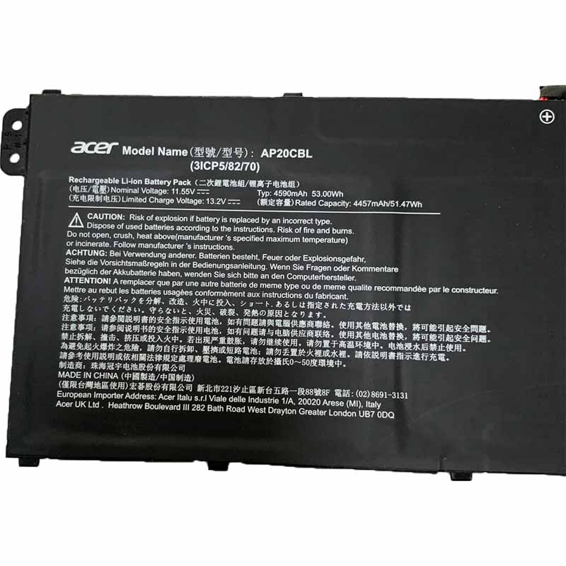 4590mAh 53Wh Akku für Acer Aspire Vero AV15-51-53J9(NX.AYCTA.001)