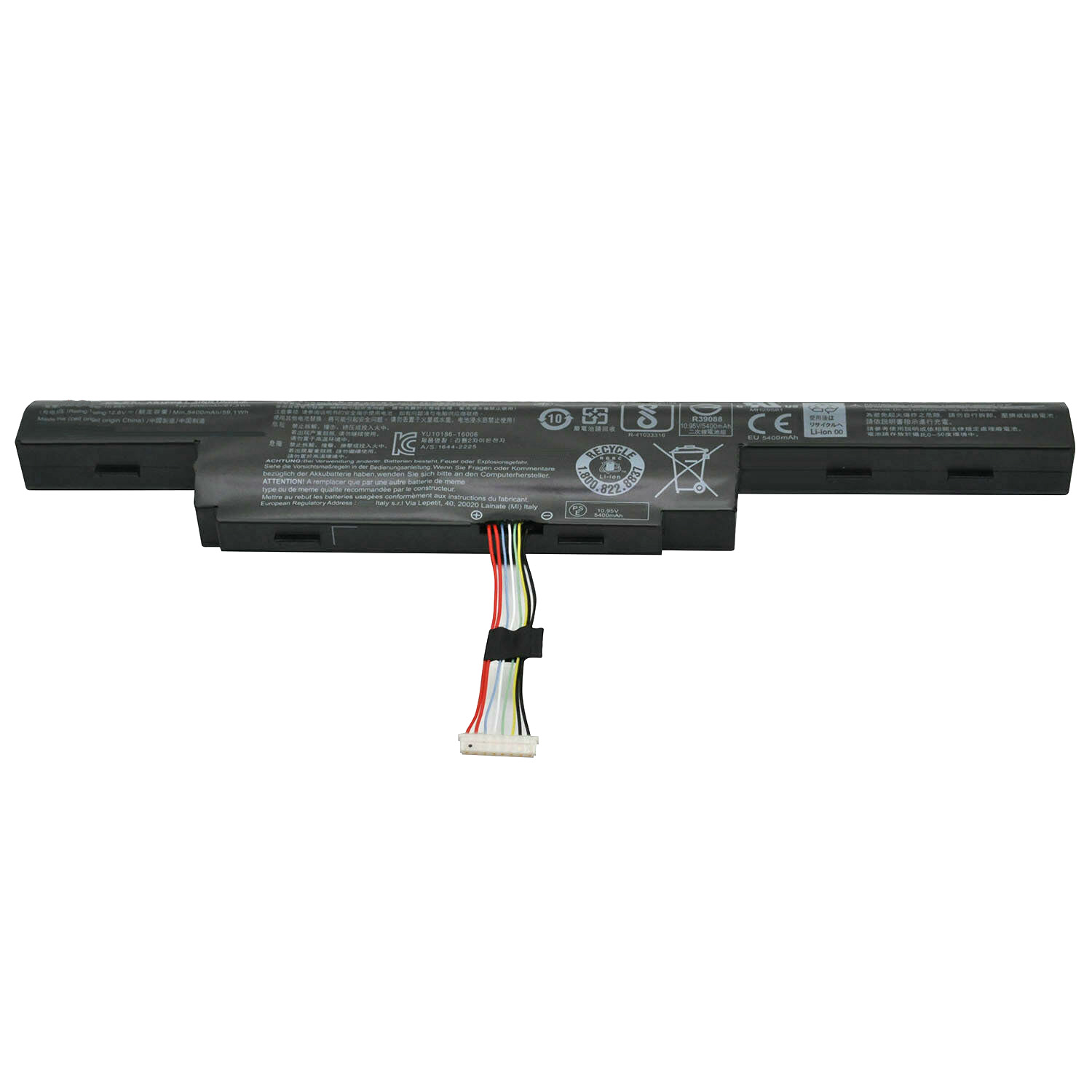 5600mAh 61.3Wh 6 Zellen Acer Aspire E5-475 Akku