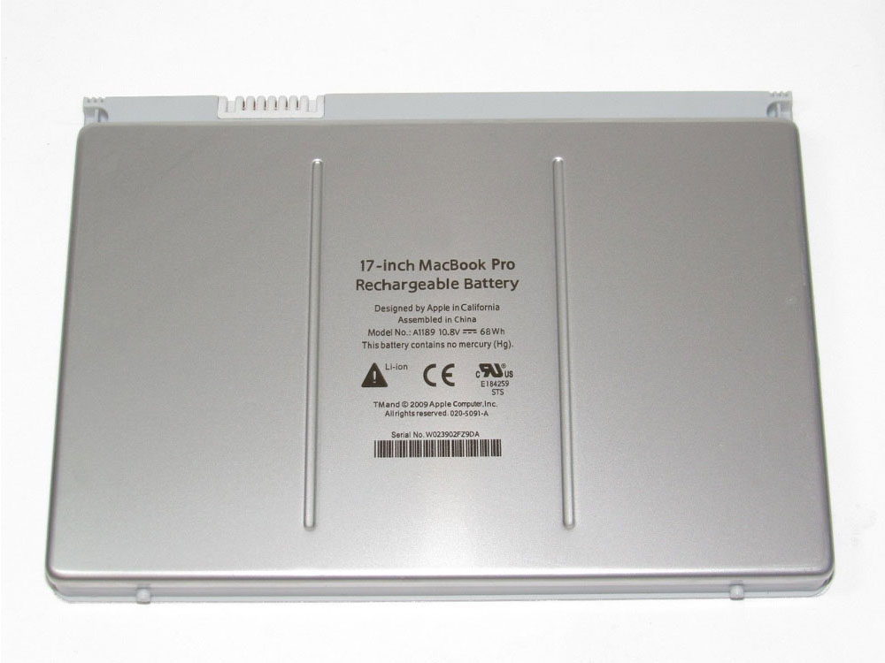 68Wh Apple MacBook Pro 17 MA611 MB766K/A Akku