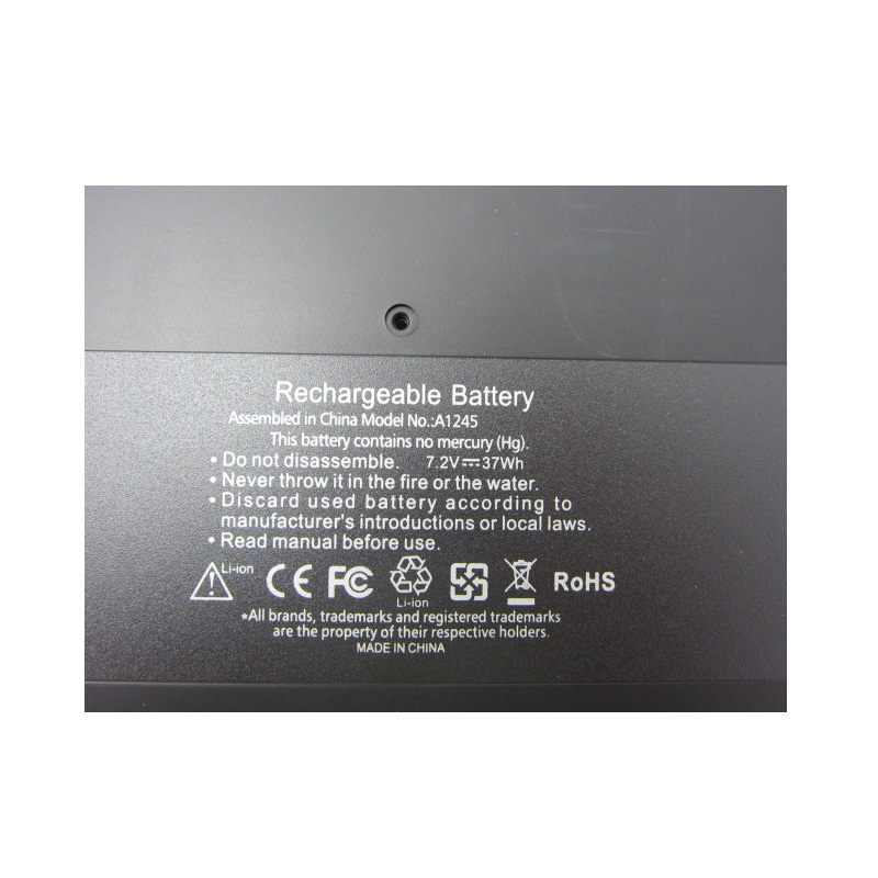 5200mAh 37Wh 6 Zellen Akku für Apple MacBook Air 13" A1237