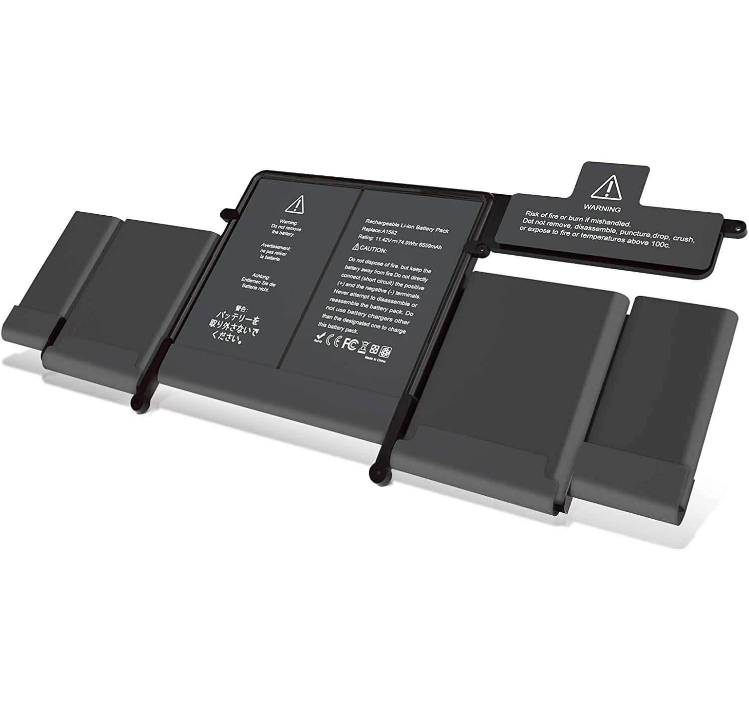 6559mAh 74.9Wh Akku für Apple MacBook Pro(MGX82CH/A)