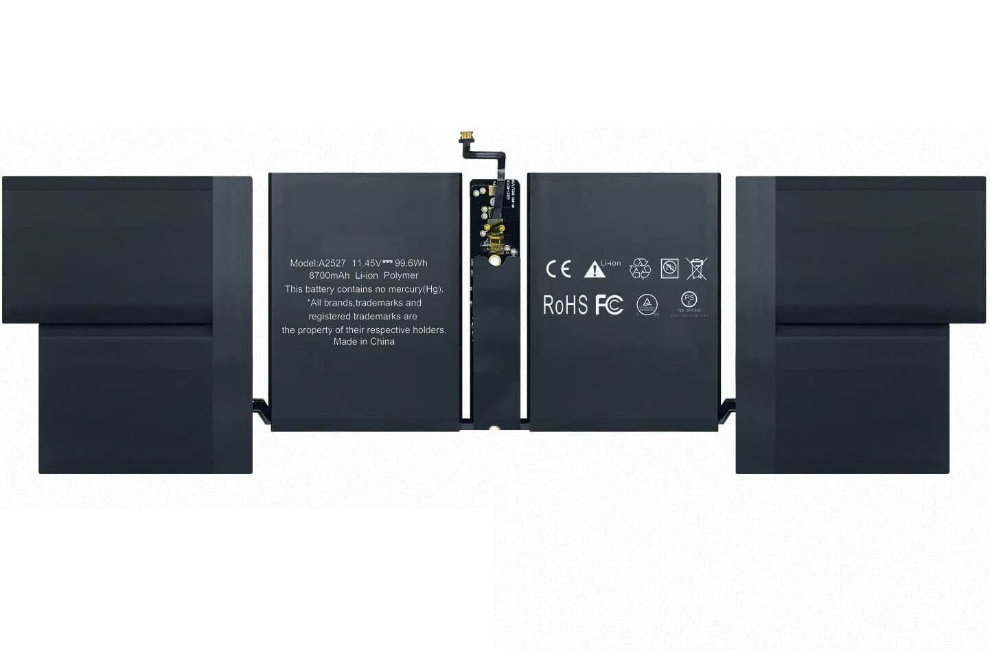 8700mAh 99.6Wh 6-Zellen Apple A2485 Late 2021 Version(EMC 3651) Akku