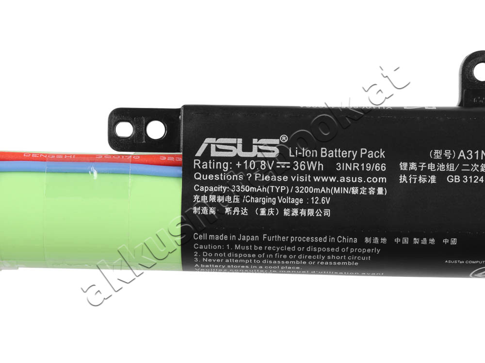 3200mAh 36Wh 3 Zellen Akku für Asus VivoBook Max X541UA-GO892T