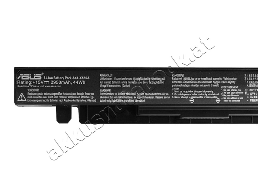 44Whr Asus R752LD-TY047H R752LD-T6043H Akku