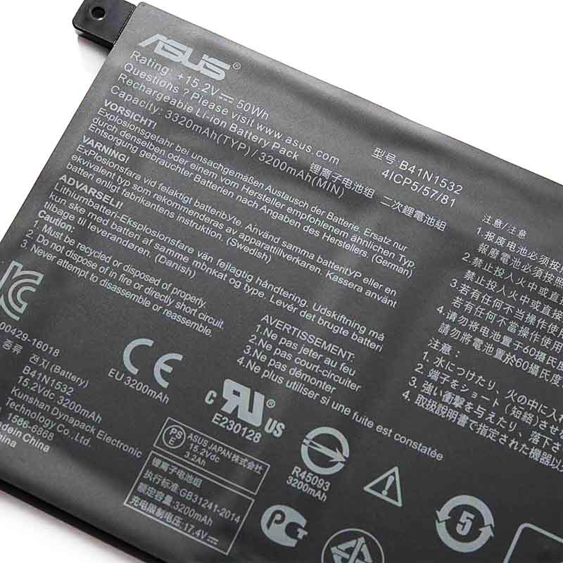 Original 15.2V 3200mAh 50Wh Akku für Asus 0B200-02010100