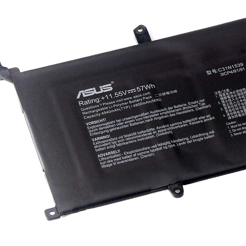 Original 11.55V 4940mAh 57Wh Akku für Asus C31N1539