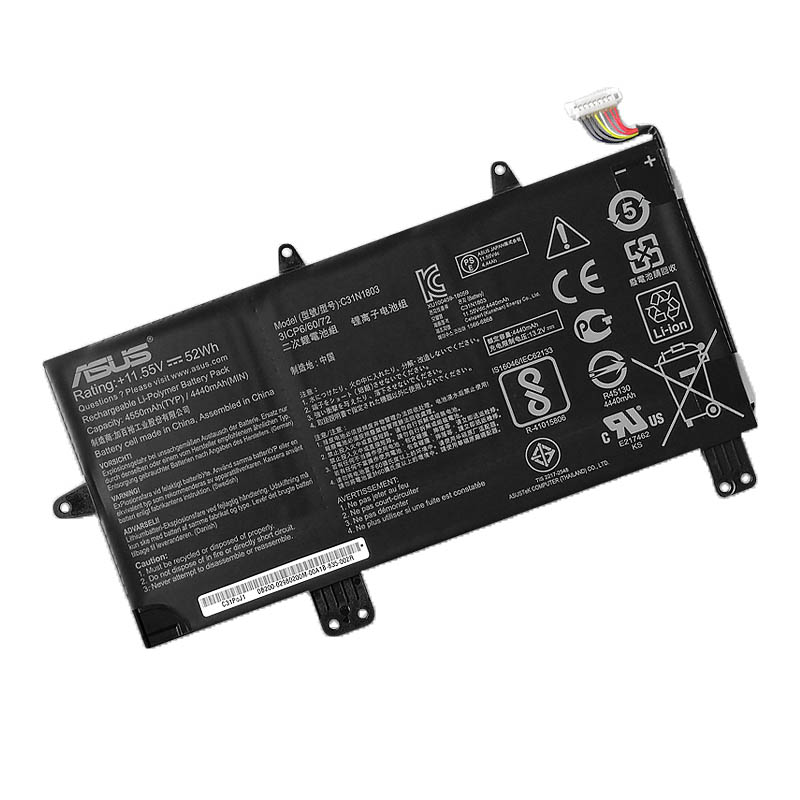 Original 11.55V 4550mAh 52Wh Akku für Asus ZenBook Pro 14 UX450FD - zum Schließen ins Bild klicken