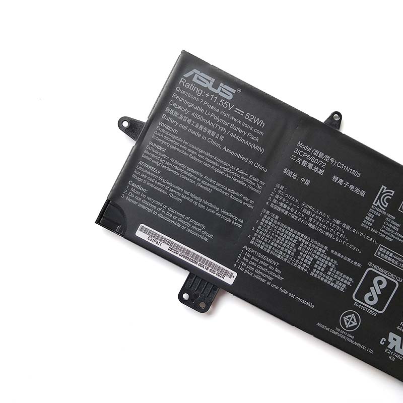 Original 11.55V 4550mAh 52Wh Akku für Asus ZenBook Pro 14 UX450FD