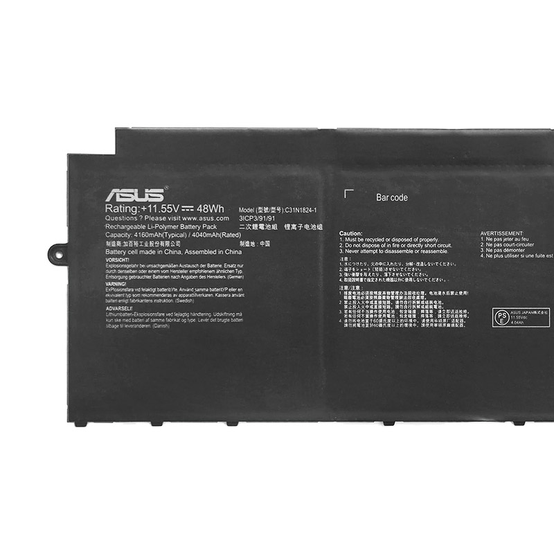 Original 11.55V 4160mAh 48Wh Akku für Asus Chromebook Flip C433TA