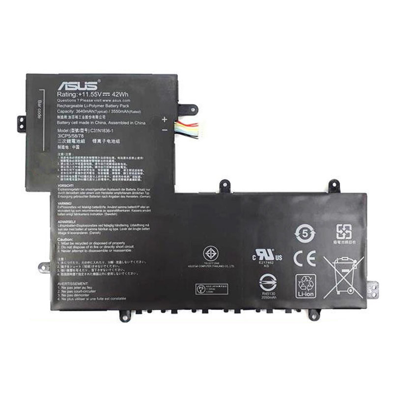 Original 11.55V 3640mAh 42Wh Akku für Asus Chromebook CX1101CMA