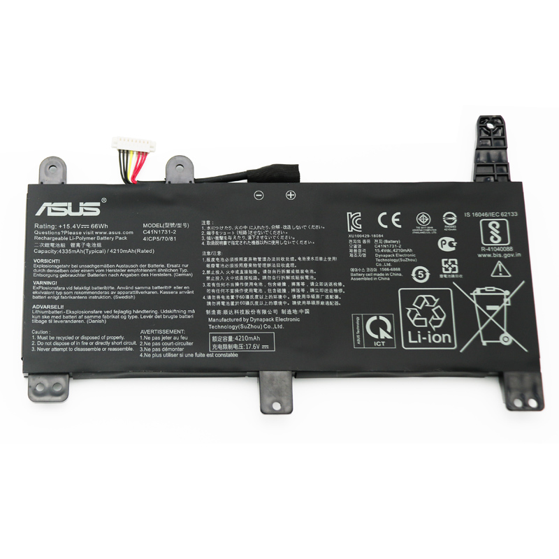 Original 15.4V 4335mAh 66Wh Akku für Asus ROG Strix G15 G512LV