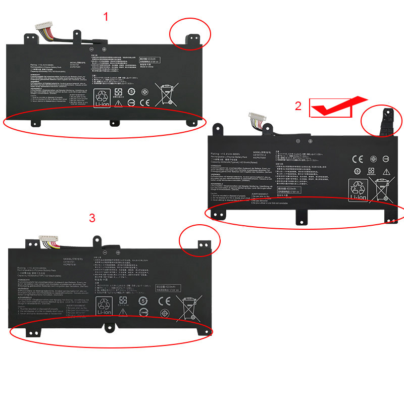 Original 15.4V 4335mAh 66Wh Akku für Asus ROG Strix G G531GV