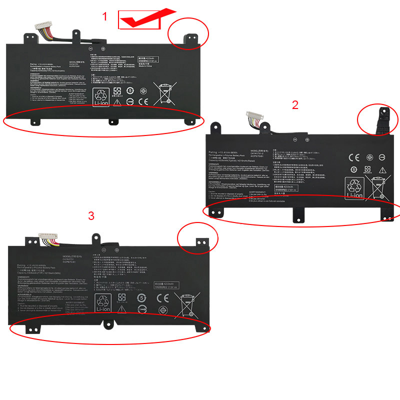 Original 15.4V 4335mAh 66Wh Akku für Asus C41N1731