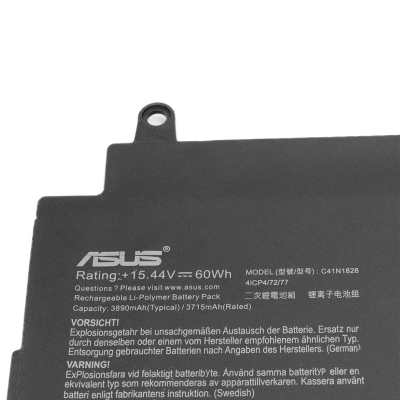 Original 15.44V 3890mAh 60Wh Akku für Asus 4ICP4/72/77