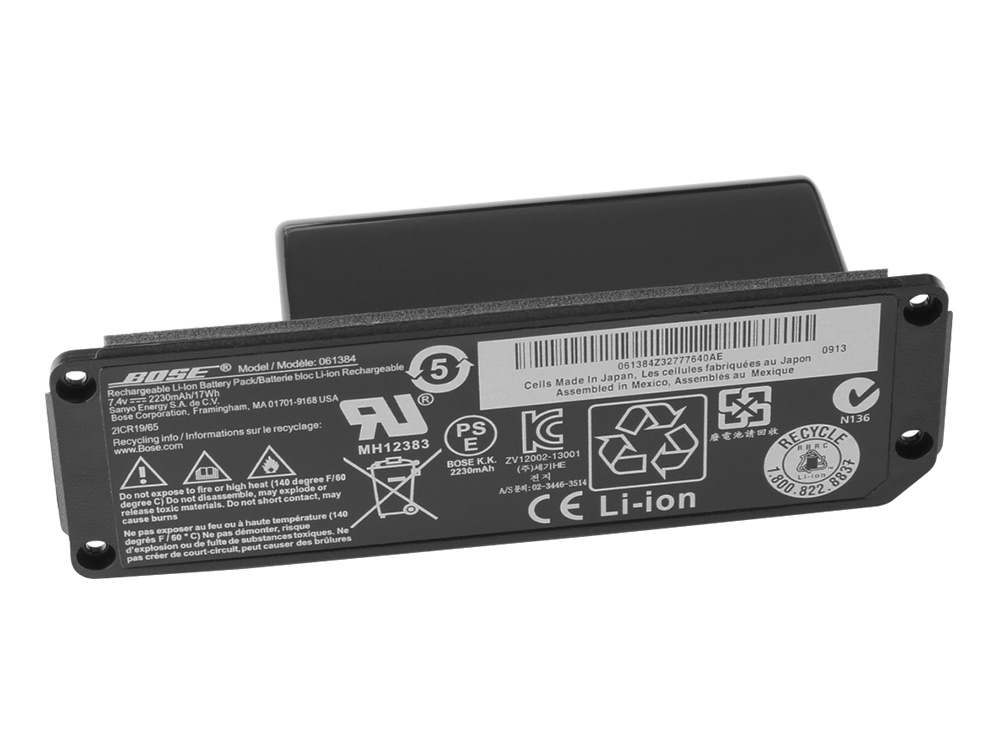 Original 2230mAh 17Wh Akku Bose Soundlink Mini I 061386 063287 - zum Schließen ins Bild klicken