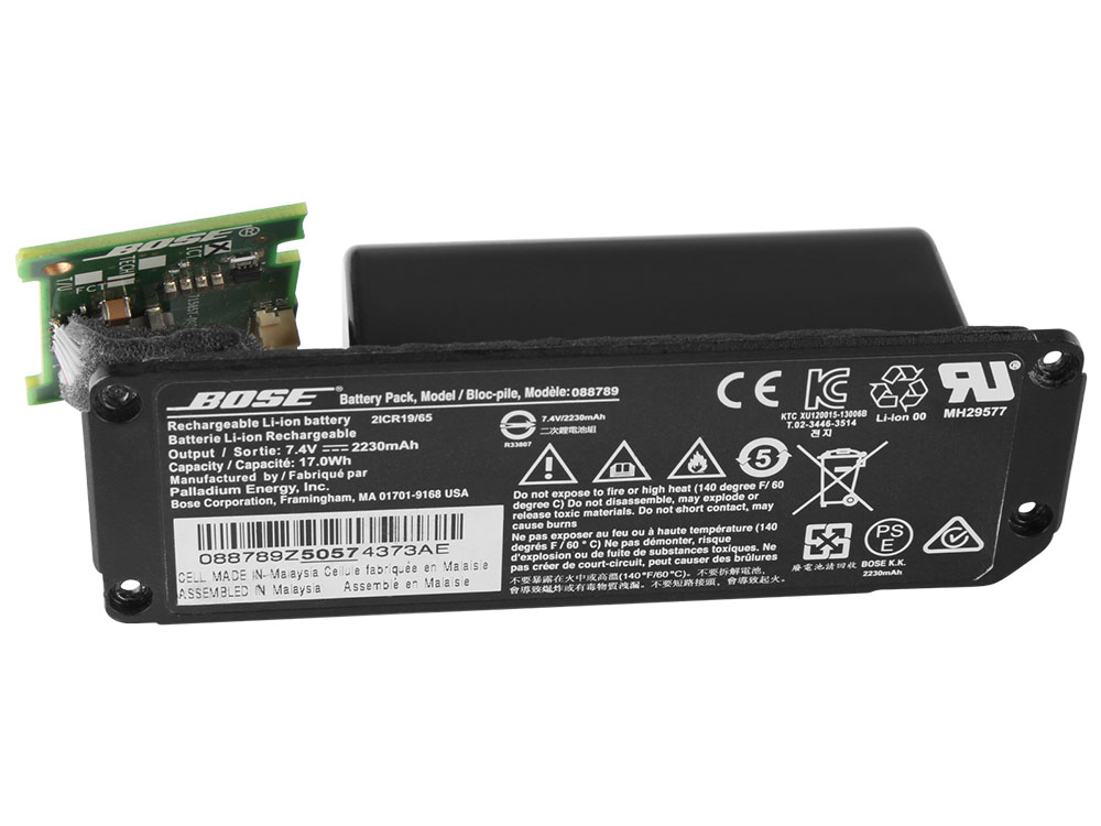 Original 2948mAh 21.82Wh 2-Zellen Bose 088789 Akku