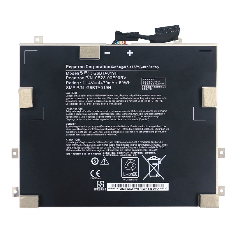 Original 4470mAh 50Wh 4-Zellen Cintiq 0B23-00E00RV Akku