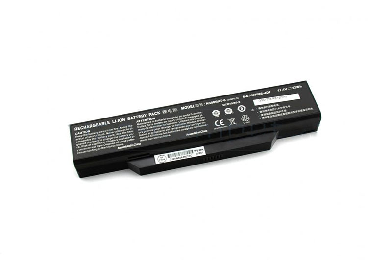 Original 5600mAh 62Wh 6-Zellen Clevo N350DV N350TV N350TW Akku