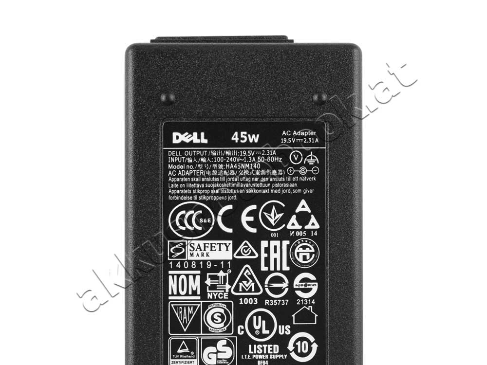 Original 45W Dell Inspiron 5501 P102F001 Netzteil Ladegerät