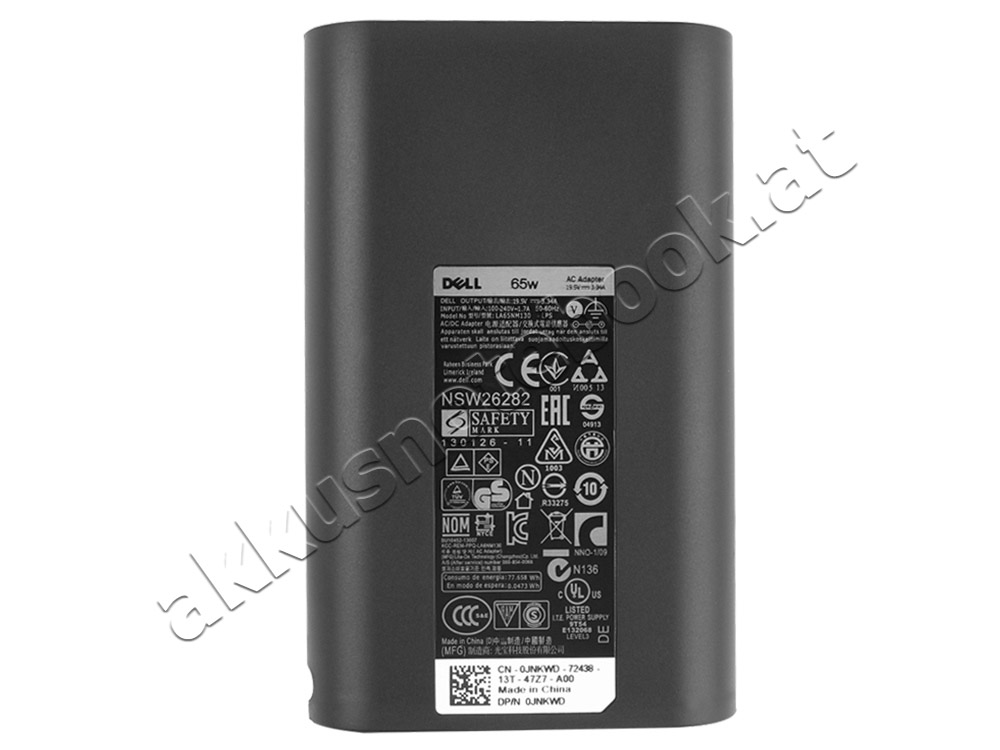 65W Netzteil Ladegerät Dell Latitude 3330 P158G002/P159G002