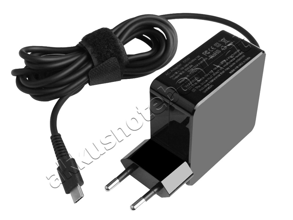 65W USB-C Dell P94F002/P95F002 Netzteil Ladegerät