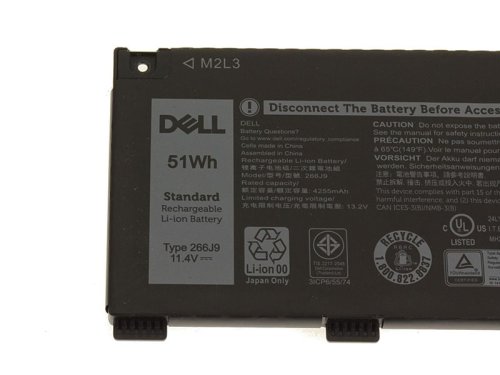 Original 4255mAh 51Wh 3 Zellen Dell Ins 14-5490-D1525S Akku